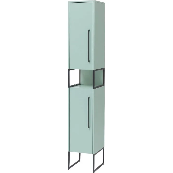 Schildmeyer Limone Hochschrank, Holzwerkstoff, Mint, 30,4 x 183,4 x 33 cm (BxHxT)