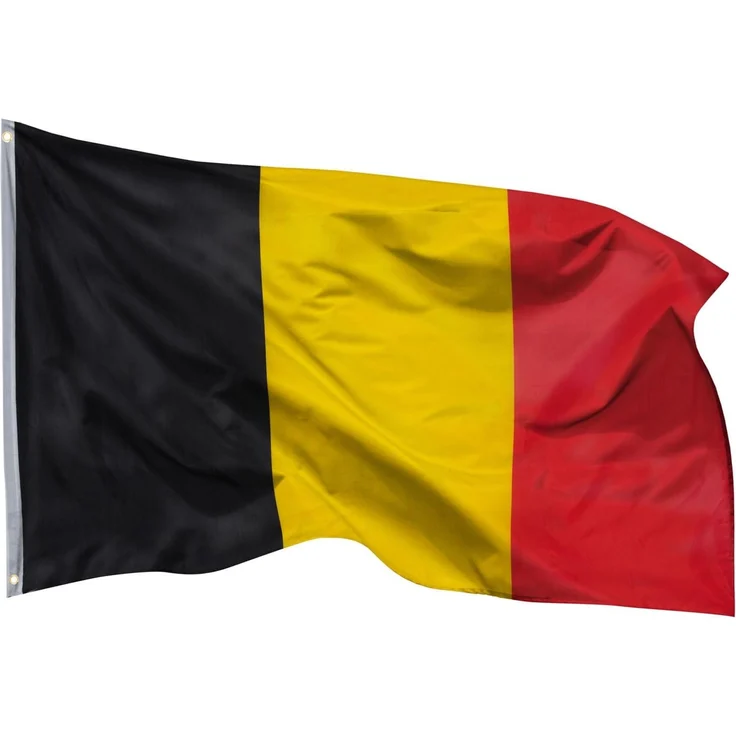 Aricona Belgien Flagge 90x150 cm - wetterbeständige Fahne mit Messingösen, 100% Polyester, robuste Doppelnaht & in lebendigen Farben - ideal für Flaggen-Liebhaber