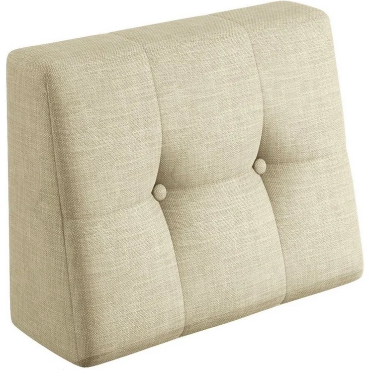 sunnypillow Rückenkissen Palettenkissen gesteppt Seitenkissen 60x40x20/10cm, Cremefarben