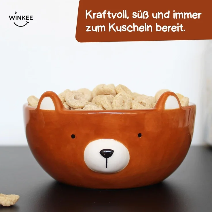 Winkee Müslischale Bär Bianca 18576, Keramik – Bild 2