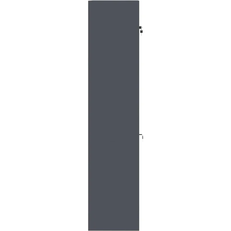 vidaXL Aufbewahrungsschrank 2 stk. Anthrazit 90 x 40 x 180 cm Stahl 3438653 – Bild 9
