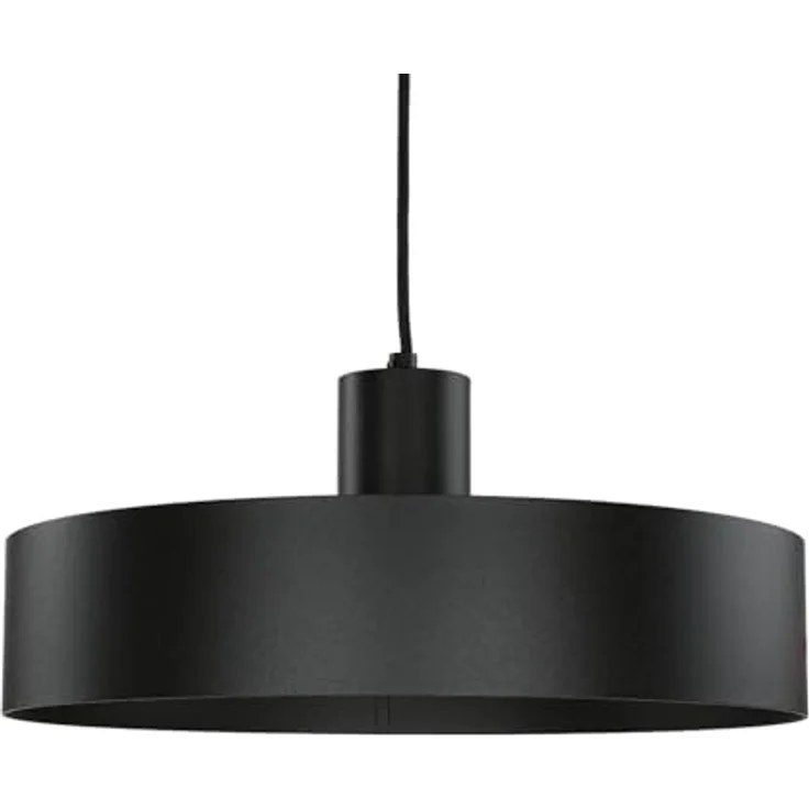 Licht-Erlebnisse Hängeleuchte rund Metall schwarz, Ø35cm, E27, Industrie-Stil für Esszimmer und Küche – Bild 4