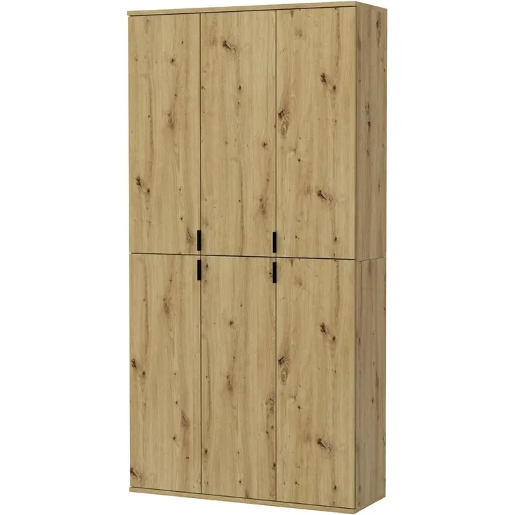 Garderobenschrank Line-Up in Eiche 91 x 193 cm