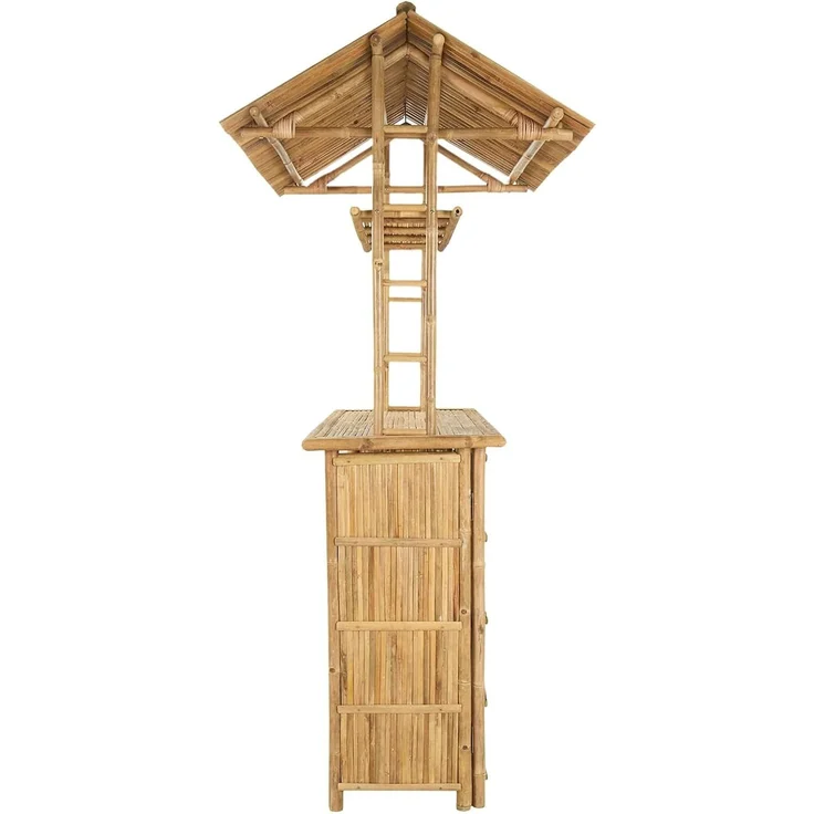 vidaXL Outdoor Bartisch Natur 115 x 95 x 214 cm Bambus 42028064 – Bild 8