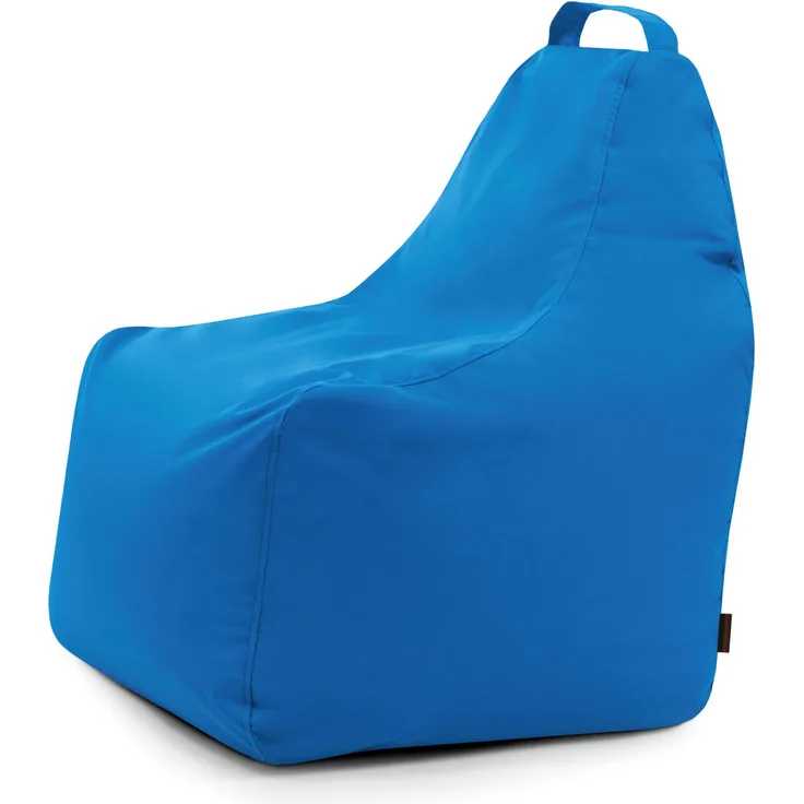 Sitzsack ‘Play‘, Bezugstoff - Colorin, 100% Olefin, Azure, 85x80x80 cm.