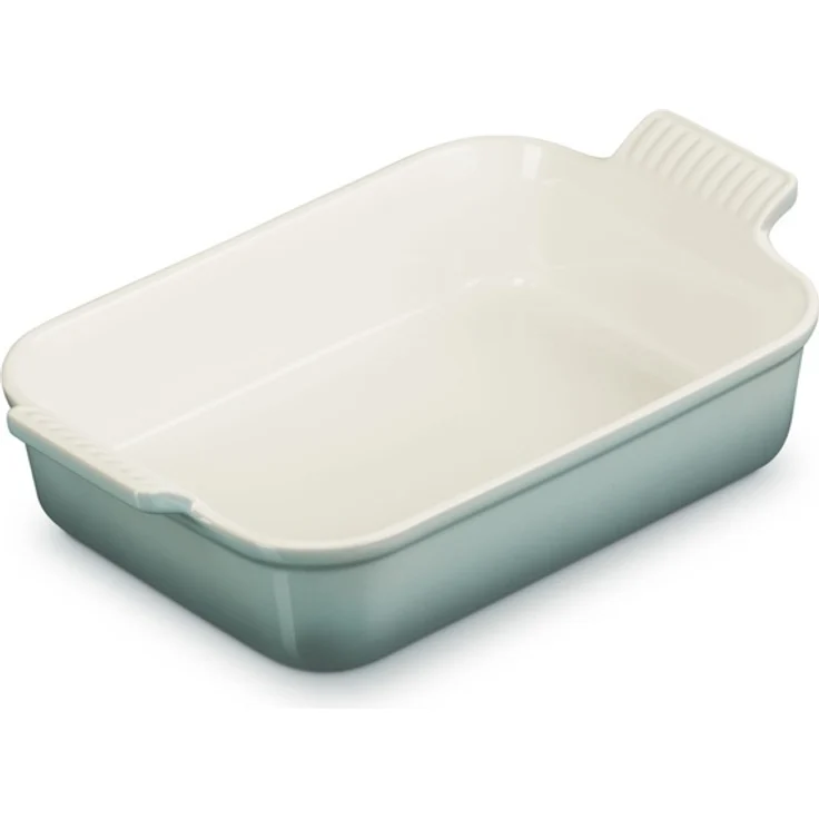 LeCreuset Auflaufform rechteckig 32cm Tradition | Sea Salt : Sea Salt – Bild 4