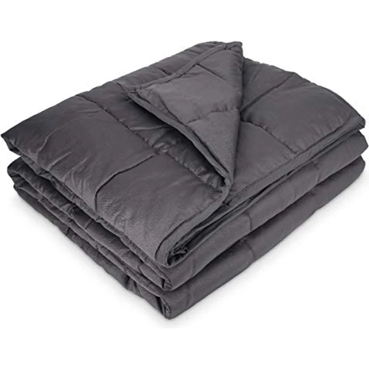 Navaris Baumwollbettdecke Schwere Bettdecke 135x200 cm 8,8 kg - Beschwerter Bezug aus Baumwolle – Bild 1