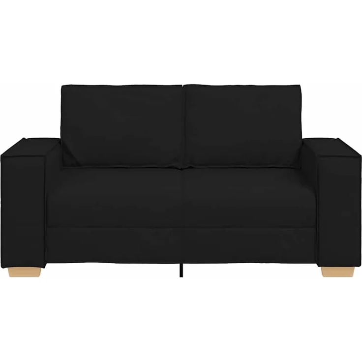 vidaXL 2-Sitzer Sofa Schwarz 160x78x84 cm Stoff 4104972 – Bild 3
