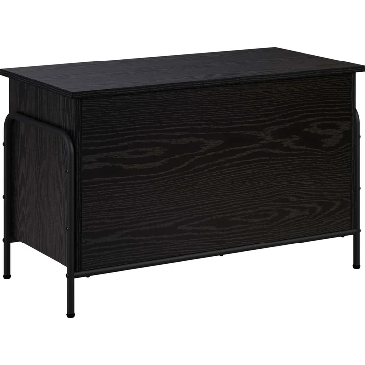 vidaXL Aufbewahrungsbox Schwarz Eichen-Optik 80 x 40 x 49,5 cm 8013674 – Bild 2
