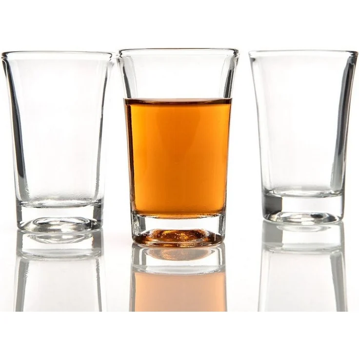 BigDean 48 Schnapsgläser 4cl spülmaschinenfest lebensmittelecht - robuste Shotgläser aus Glas für Schnäpse, Wodka, Ouzo, Sambuca, Tequila – Bild 5