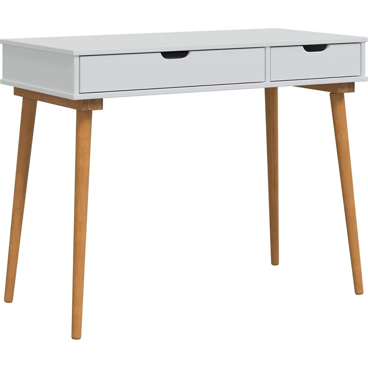 vidaXL Schminktisch-Set FAUSKE 5 Stk. Weiß 100 x 50 x 143 cm 3438598 – Bild 5