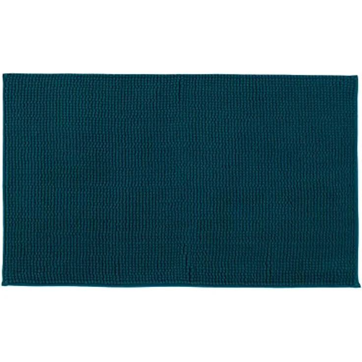 Gözze Anti-Rutsch-Badematte, Superweich aus 100% Mikrofaser, 70 x 120 cm, petrol, Pflegeleicht und für Fußbodenheizung geeignet – Bild 1