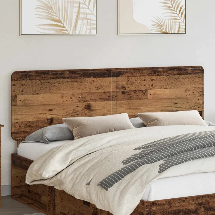 vidaXL Kopfteil Altholz Holzwerkstoff 100 x 183 x 3 cm Braun (Art-Nr 887855)