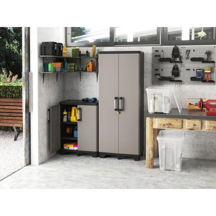 Keter Kunststoffschrank Pro niedrig 68 x 39 x 90 cm – Bild 7