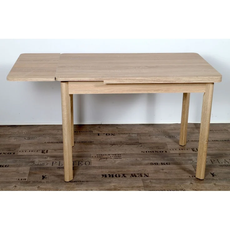 MSZ Design Eckbank Eckbankgruppe DUISBURG mit 4-Fußtisch ausziehbar Sonoma Eiche 125x89x89 cm – Bild 6