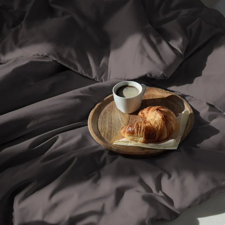 Lumaland Bettwäsche Premium Everyday, 2 teilig, Ganzjahres Bettbezug 155x220cm Kissenbezug 80x80cm – Bild 4