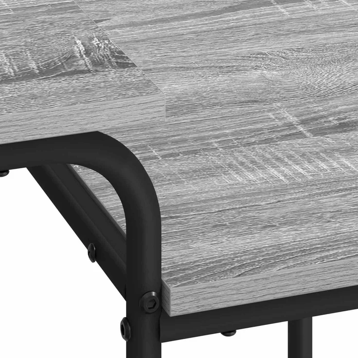 vidaXL Schreibtisch mit Stauraum Sonoma-Grau 100 x 50 x 75 cm 8007993 – Bild 6