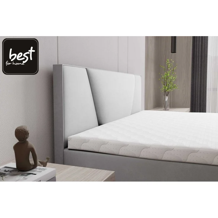 Best for Home Boxspringbett Best For Home Jubilee Boxspringbett mit Bonellfederkern&Komfort-Topper (140x200 160x200 180x200 200x200), Handwerksqualität, TOP Preis-Leistungs-Verhältnis – Bild 2