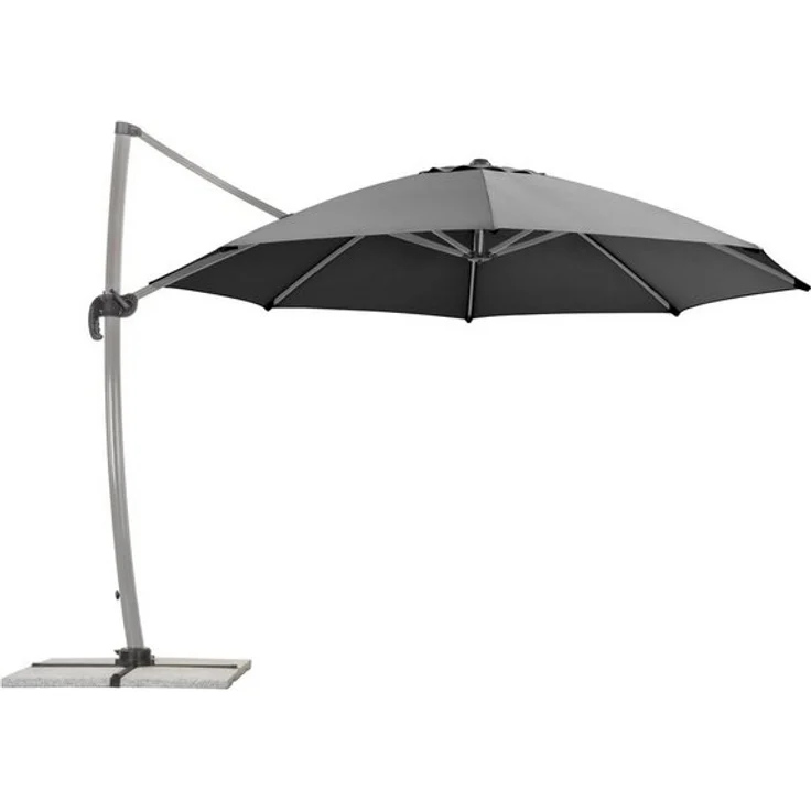 Schneider Schirme 'Rhodos Rondo' Sonnenschirm, Anthrazit, Ø ca. 350 cm – Bild 4