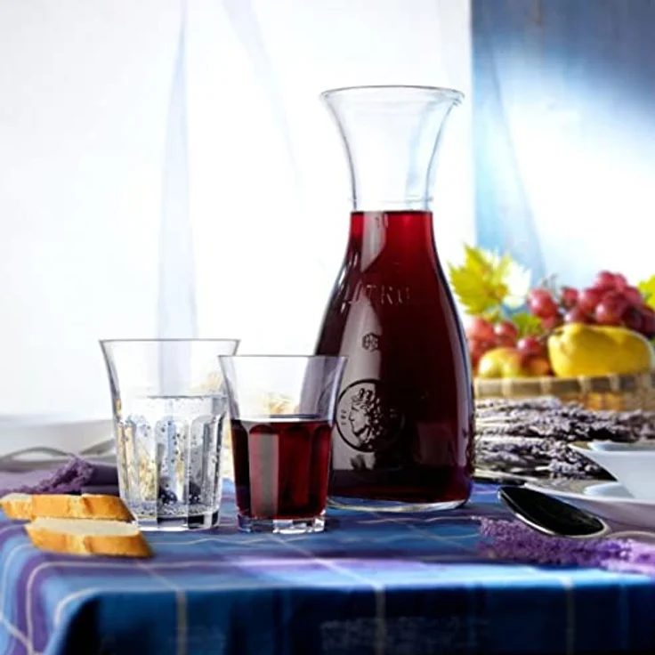Bormioli Rocco 184159538 Misura Weinkaraffe, mit Füllstrich Bei 0. 25L, Glas, Transparent, 1 Stück – Bild 7