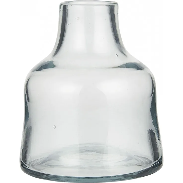 Ib Laursen - Vase Blumenvase Glas (0218-00) H 13,5cm Ø11,5cm Öffnung Ø4,5cm