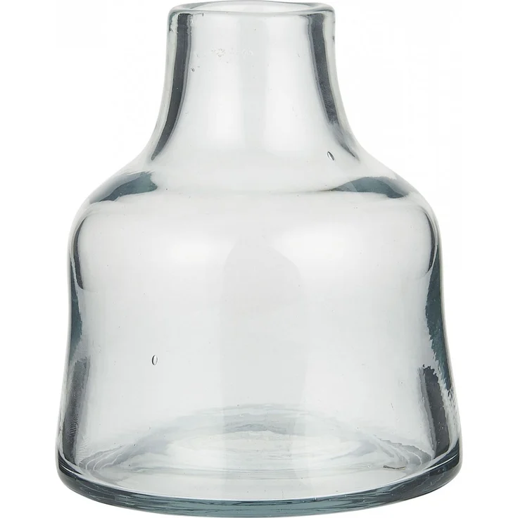 Ib Laursen - Vase Blumenvase Glas (0218-00) H 13,5cm Ø11,5cm Öffnung Ø4,5cm