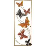 Wandbild mit Schmetterlingen "Rolf", mehrfarbig