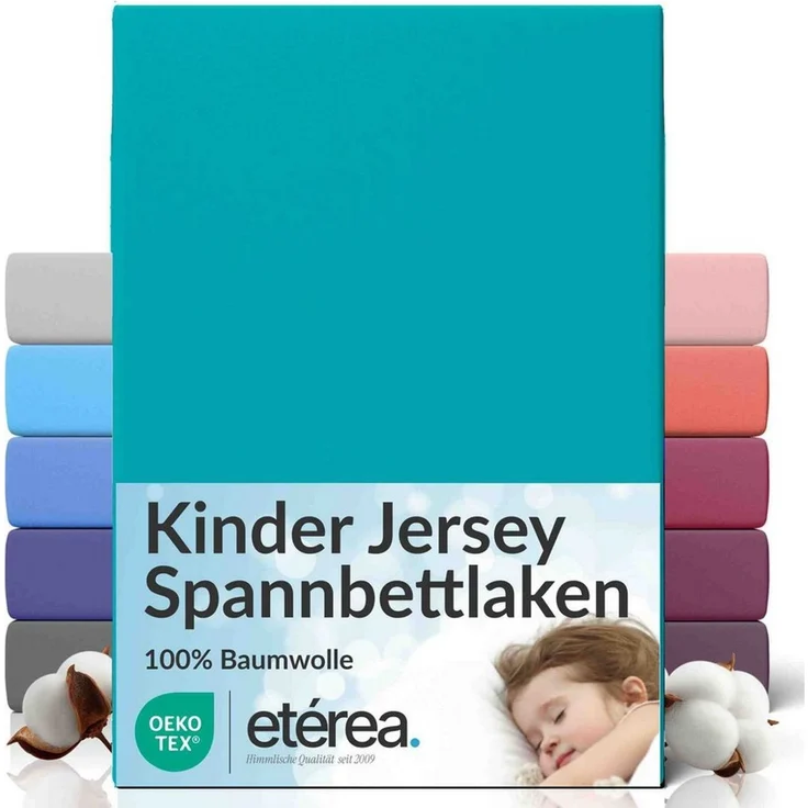 etérea Himmlische Qualität Spannbettlaken etérea Comfort Jersey Spannbettlaken, Jersey, Gummizug: rundum, (1 Stück) – Bild 1