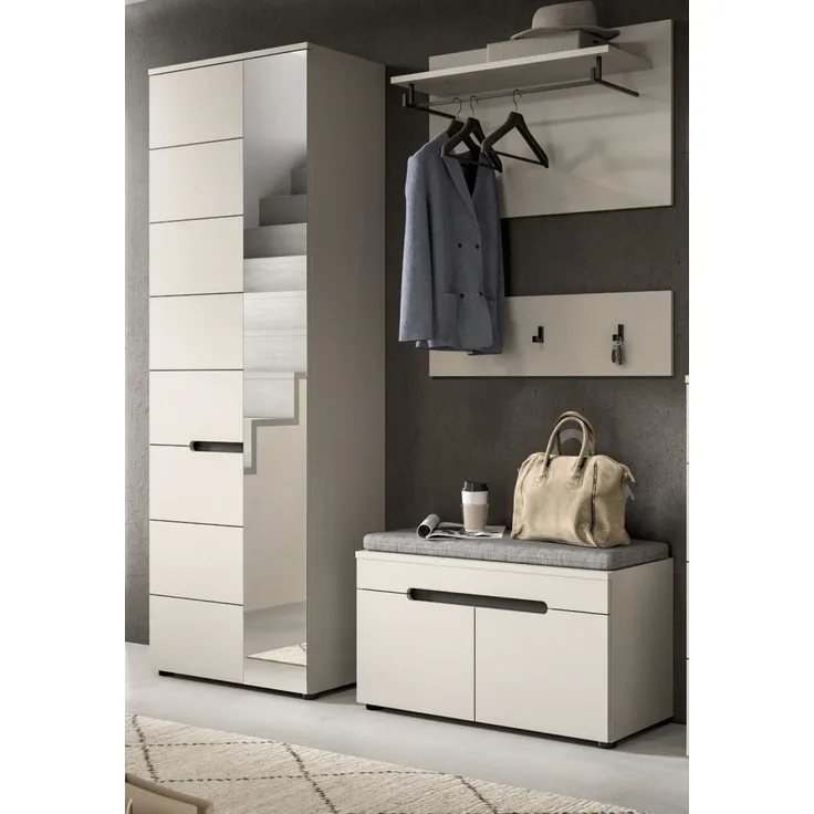 Garderobe Set 4-tlg. Cooper in Kaschmir 160 cm
