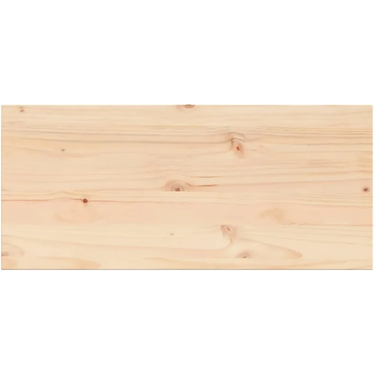 vidaXL Tischplatte 100x50x1,7 cm Rechteckig Massivholz Kiefer 847417 – Bild 4