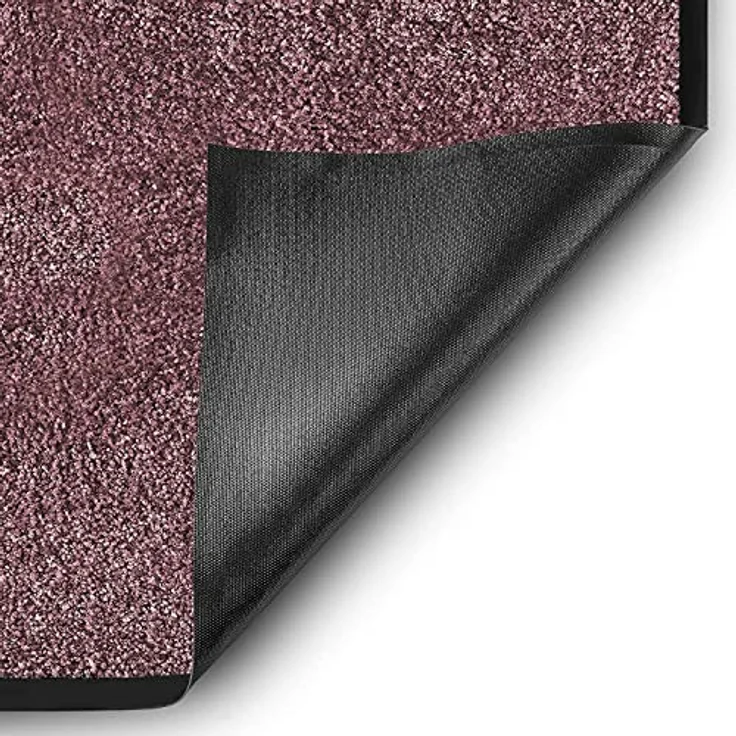 etm Hochwertige Fußmatte | schadstoffgeprüft | bewährte Eingangsmatte in Gewerbe & Haushalt | Schmutzfangmatte mit Top-Reinigungswirkung | Sauberlaufmatte waschbar & rutschfest (120x300 cm, Lila) – Bild 6