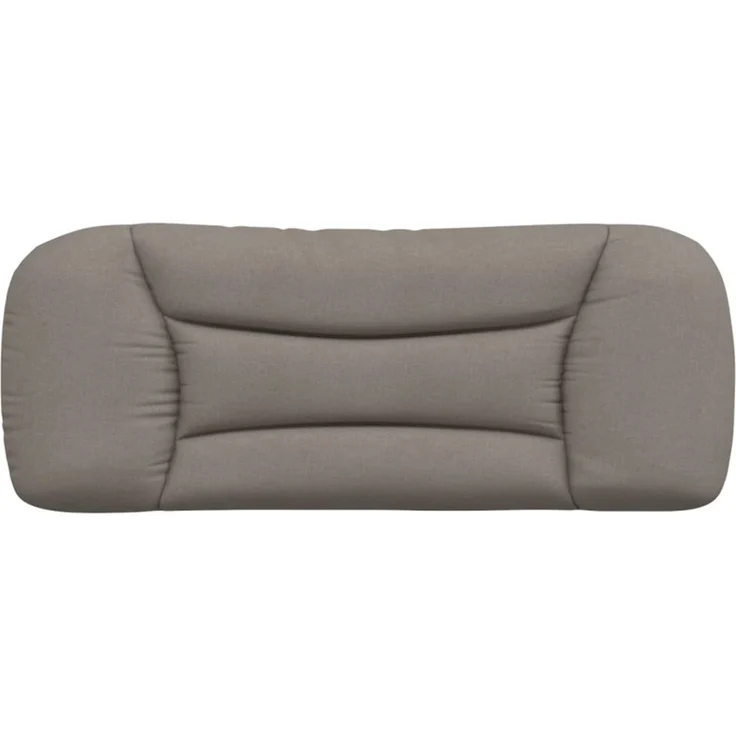 vidaXL Kopfteil-Kissen Taupe 100 cm Stoff – Bild 5