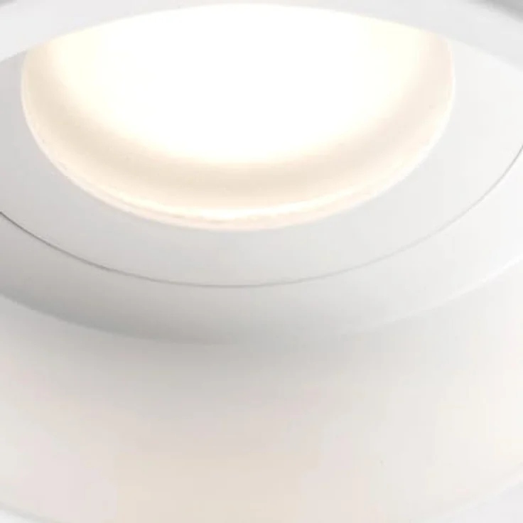 Faro Barcelona 40114 HYDE R Einbaulicht rund, LED, fest GU10, weiß, 8,9 x 8,9 x 5,5 cm – Bild 2