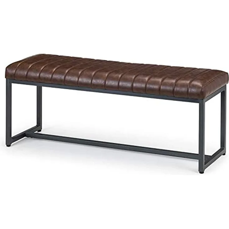 Julian Bowen Brooklyn Sitzbank, bezogen, braun