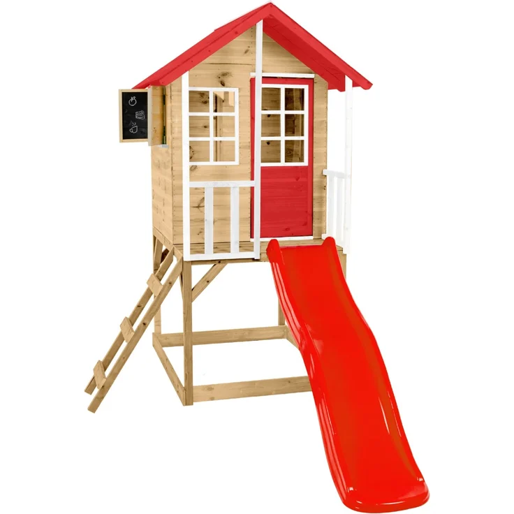 Zwerkules Lolla 1 | Kinder Stelzenhaus mit Rutsche – Bild 1