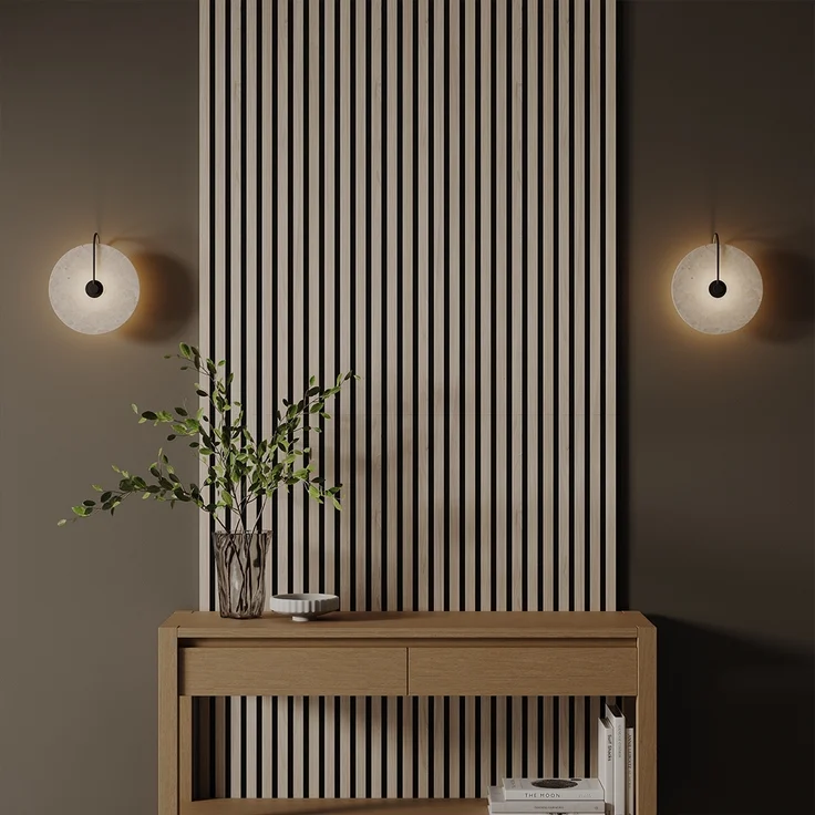 Wandpaneele Akustikpaneel Braun 8 Stück Vicco – Bild 6