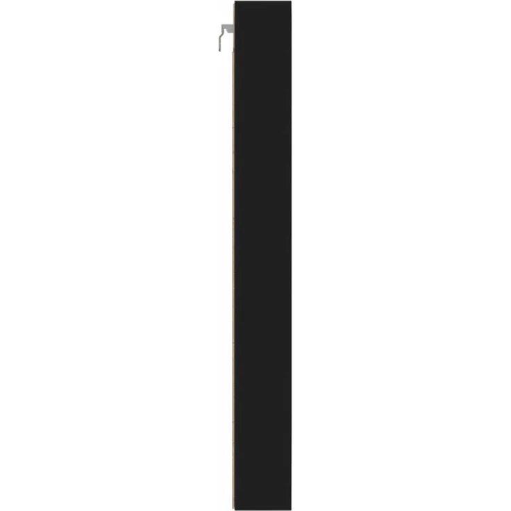 vidaXL Vitrinenschrank Schwarz 100x8,5x75 cm Holzwerkstoff 847934 – Bild 6