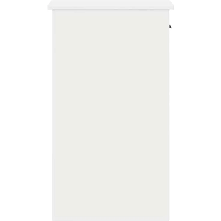vidaXL Computerschrank, mit Schublade, Holz Weiß, 35 x 45 x 77 cm – Bild 7