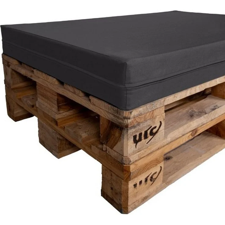 TexDeko Palettenkissen Halbes Palettenkissen für Palettensofa wasserabweisend, (60x80cm) gepolstert In- & Outdoor, Premium-Qualität – Bild 4