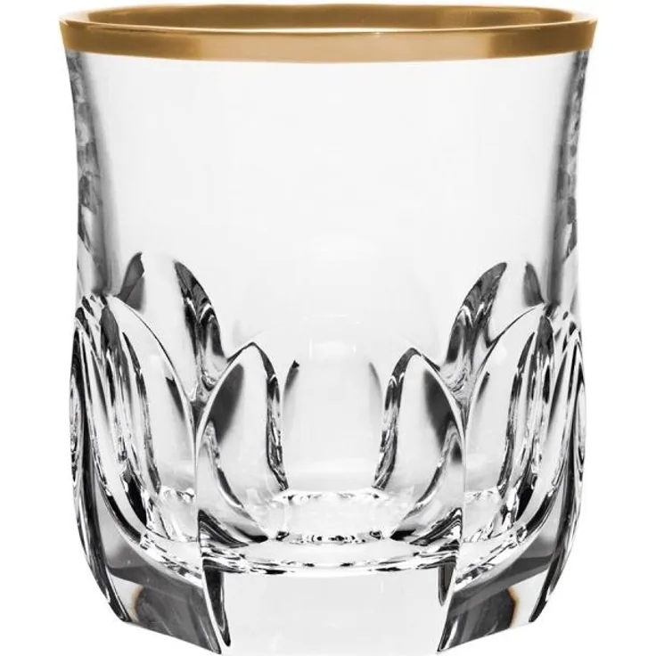 Whiskyglas Kristall Palais Gold clear (9,2 cm)