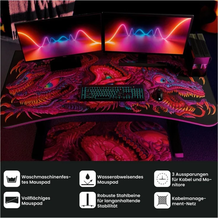 Arozzi Gamingtisch Arena – Bild 3