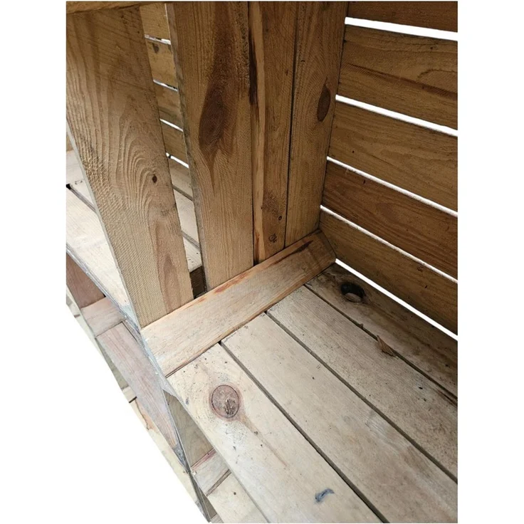 Holzkisten 4er Set 50 x 40 x 30cm Vintage Natur – Bild 6