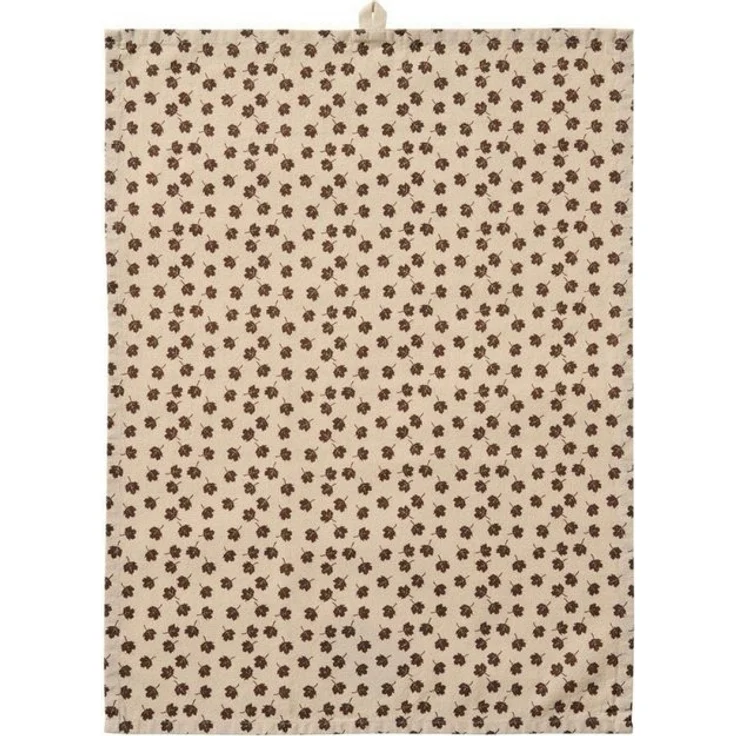 Ib Laursen Geschirrtuch Ib Laursen Geschirrtuch Birk Blätter Natur Braun (50x70 cm) – Bild 4