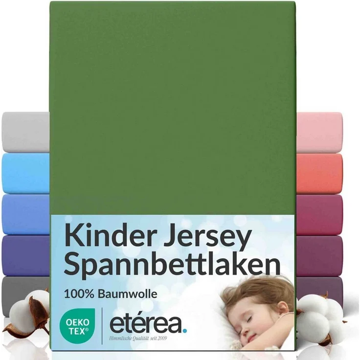 etérea Himmlische Qualität Spannbettlaken etérea Comfort Jersey Spannbettlaken, Jersey, Gummizug: rundum, (1 Stück) – Bild 1