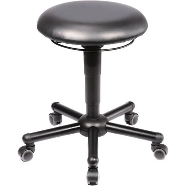 meychair meychair Hocker XXL 10020 A19-TR-KL-XXL Rollen schwarz