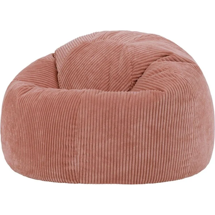 icon Kingston Großer Sitzsack, Jumbo Cord Sitzsack, Dawn Pink, Sitzsack für Erwachsene mit Füllung inklusive, Bequemer Lounging Chair für jedes Alter – Bild 1
