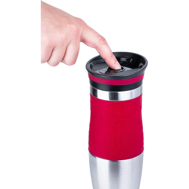 Wellgro Thermobecher Thermobecher 400 ml inklusive 1 Extradeckel – Bild 4