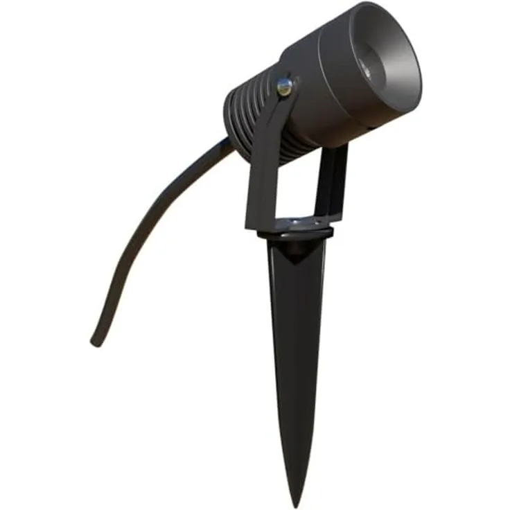 EVN PLC651002 10W 3000K 700lm IP65 anthrazit LED-Gartenstrahler