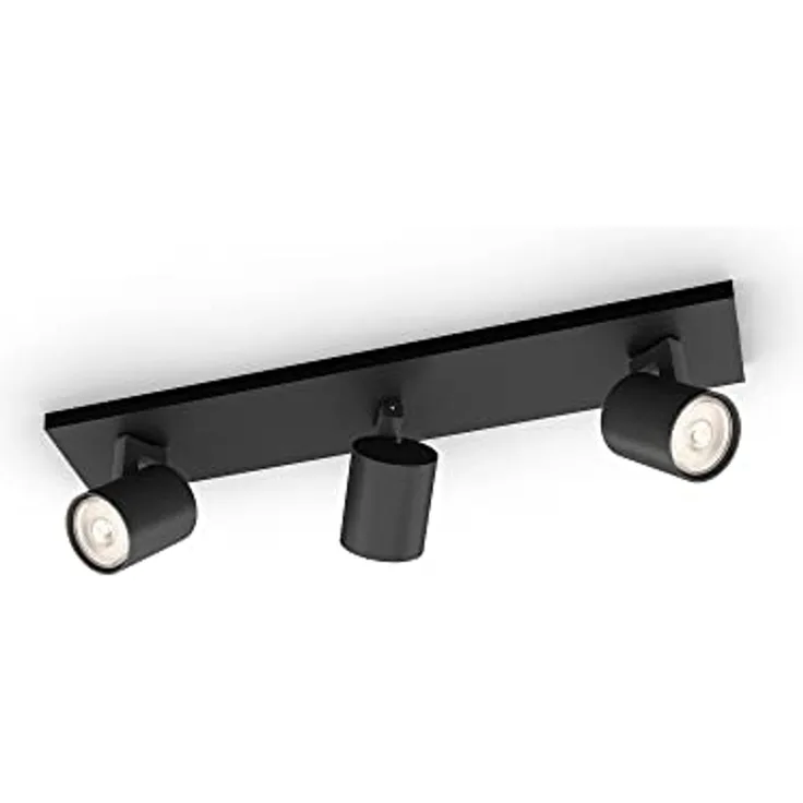 Philips myLiving Spot Runner 3flg. 3x20W schwarz exkl. LM