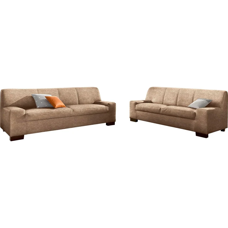DOMO collection Polstergarnitur Norma kubisch und zeitlos, (Set, 2-tlg), bestehend aus je einem 2- und 3-Sitzer – Bild 5